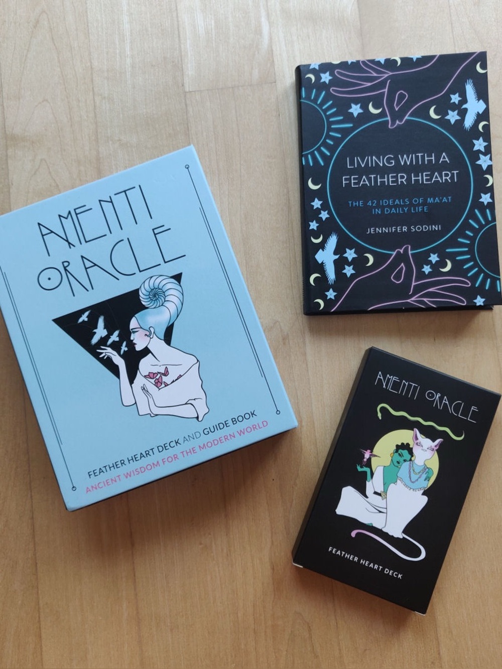 Amenti Oracle Feather Heart Deck/Guide Book: Ancient Wisdom for the Modern World